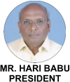 MR. HARI BABU PRESIDENT